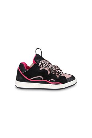 black leather sneakers LANVIN KIDS | N30171M94